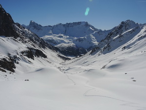 Skitour Piz Ursera 3032m von der Saoseo Hütte