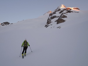 Mont Dolent 3820m vom Biwak Fiorio