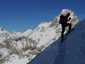 Mont Dolent 3820m vom Biwak Fiorio