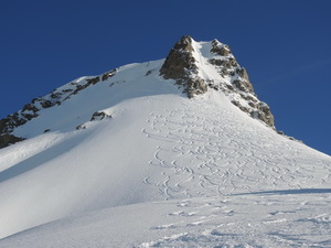 Mont Dolent 3820m vom Biwak Fiorio