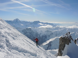 Mont Dolent 3820m vom Biwak Fiorio