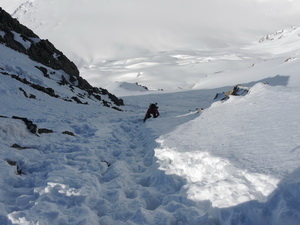 Mont Dolent 3820m vom Biwak Fiorio