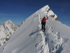 Mont Dolent 3820m vom Biwak Fiorio