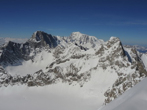 Mont Dolent 3820m vom Biwak Fiorio