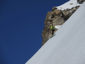 Mont Dolent 3820m vom Biwak Fiorio