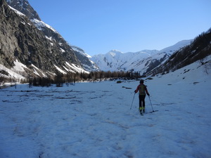 Durch das Val Ferret zum Biwak Fiorio