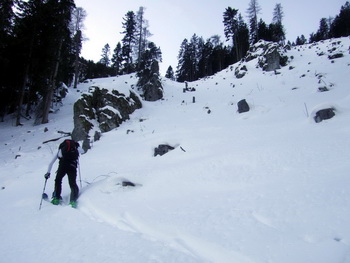 Skibergsteigen Großer Grießstein Nordrinnen