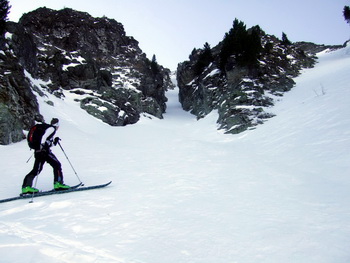 Skibergsteigen Großer Grießstein Nordrinnen