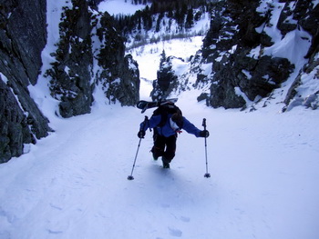 Skibergsteigen Großer Grießstein Nordrinnen