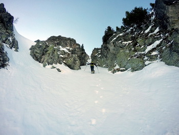 Skibergsteigen Großer Grießstein Nordrinnen