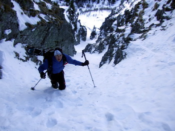 Skibergsteigen Großer Grießstein Nordrinnen