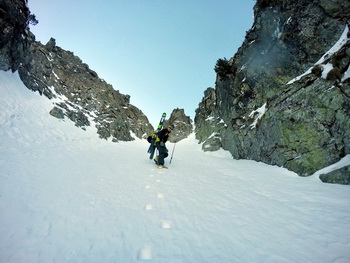 Skibergsteigen Großer Grießstein Nordrinnen