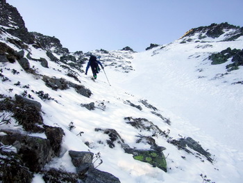 Skibergsteigen Großer Grießstein Nordrinnen