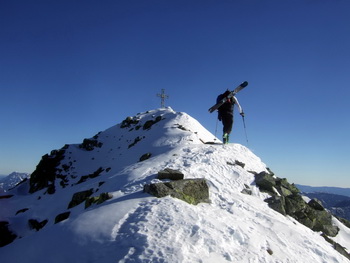 Skibergsteigen Großer Grießstein Nordrinnen