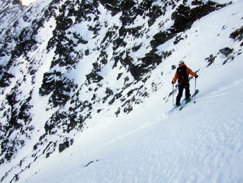 Skibergsteigen Großer Grießstein Nordrinnen