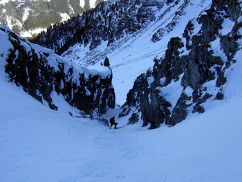 Skibergsteigen Großer Grießstein Nordrinnen