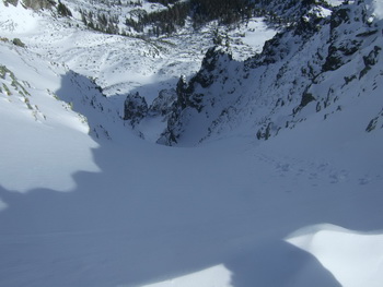 Skibergsteigen Kleiner Grießstein über linke Nordwandrinne