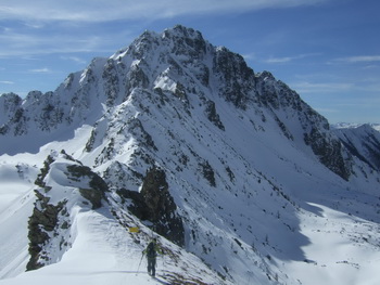 Skibergsteigen Kleiner Grießstein über linke Nordwandrinne