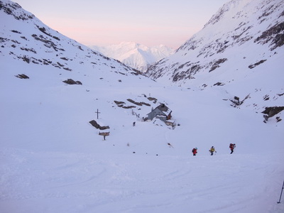 Skitour Großvenediger über Defregger Haus und Mullwitzkees