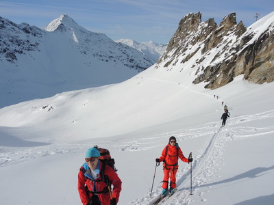 Skitour Großvenediger über Defregger Haus und Mullwitzkees