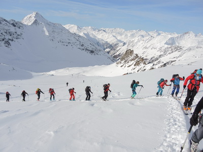 Skitour Großvenediger über Defregger Haus und Mullwitzkees