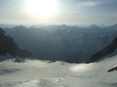 Skitour Großes Wiesbachhorn über Hochgrupberkees, Klockerin und Hinterer Bratschenkopf