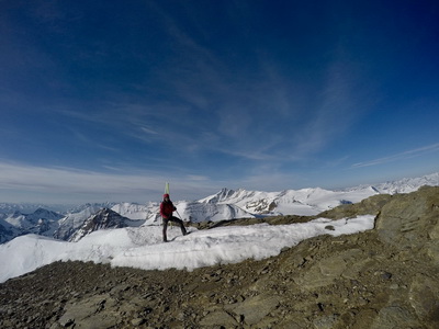 Skitour Großes Wiesbachhorn über Hochgrupberkees, Klockerin und Hinterer Bratschenkopf