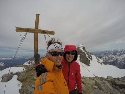 Skitour Großes Wiesbachhorn über Hochgrupberkees, Klockerin und Hinterer Bratschenkopf