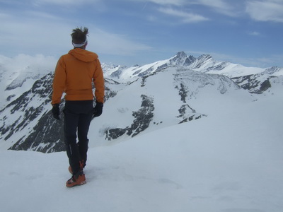 Skitour Großes Wiesbachhorn über Hochgrupberkees, Klockerin und Hinterer Bratschenkopf