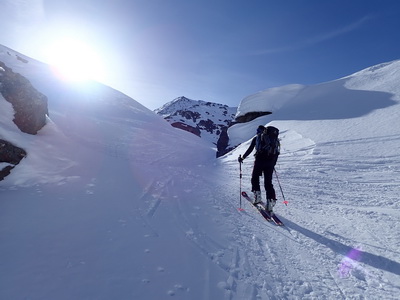 Oberhalb des Peischlachtörls erreicht uns die Sonne