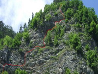 Übersicht Routenverlauf in rot