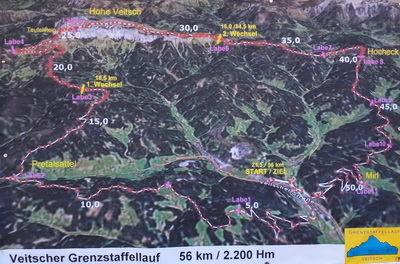 Der Veitscher Grenzstaffellauf im Überblick