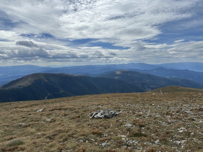 Blick Richtung Rossbachkogel und Ternbachalm