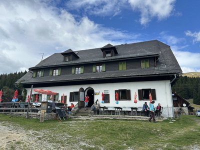 Nach ca. 37 km, Zeit zum Auff&uuml;llen der Fl&uuml;ssigkeitsvorr&auml;te