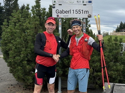 Geschafft .. nach rund 10 1/2 Stunden erreichen wir das Gaberl