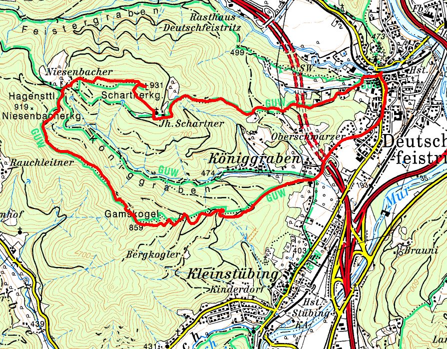 Trailrunning Gamskogel und Schartnerkogel